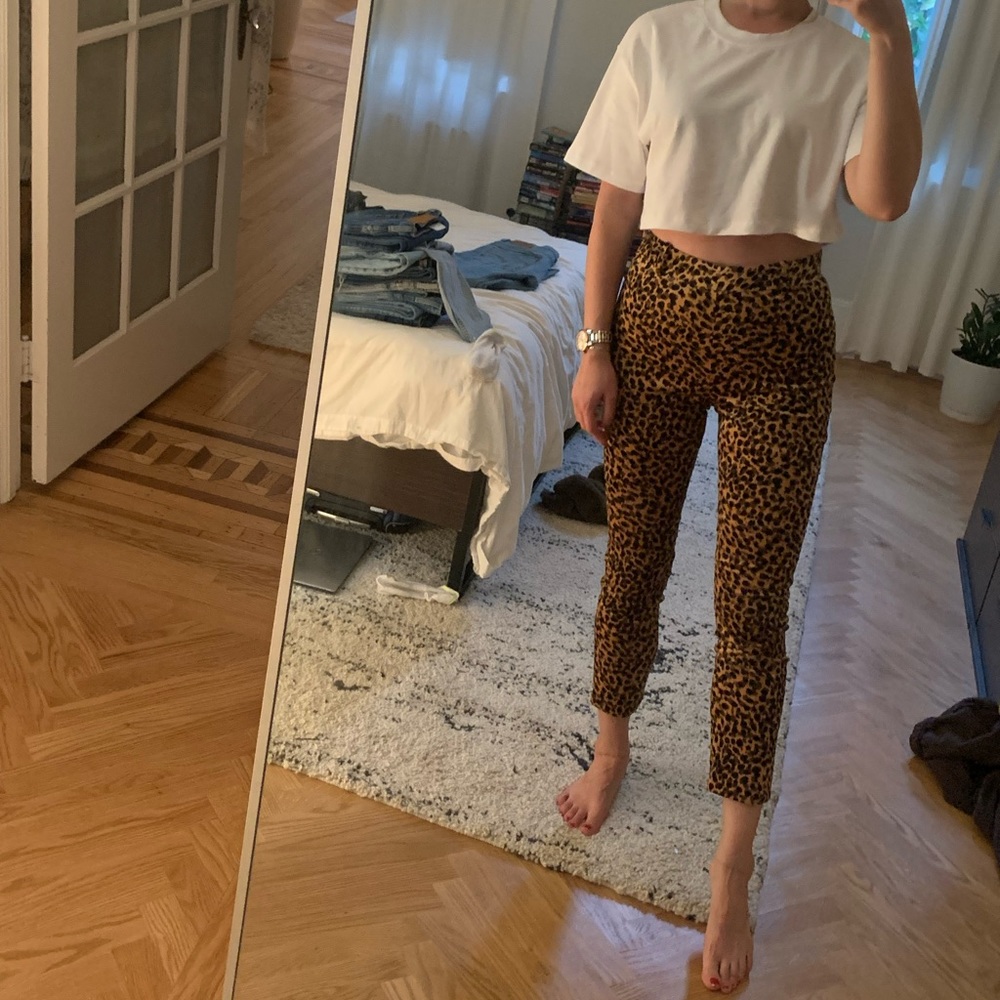 & Other Stories leopard pants
